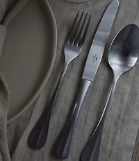 Costa Nova Nau Collection Brushed 5-Piece Stainless Steel Flatware Set