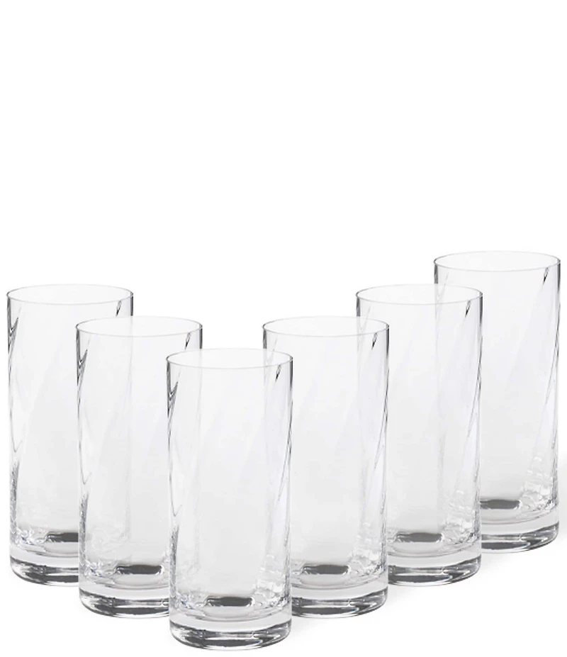 Costa Nova Ottica Highball Glasses, Set of 6