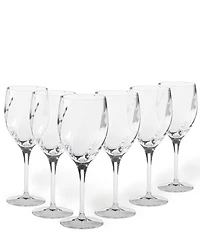 Costa Nova Ottica Wine Glasses, Set of 6