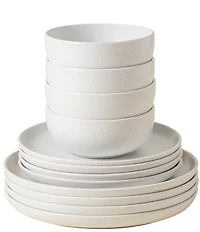 Costa Nova Pacifica Collection 12-Piece Dinnerware Set with Cereal Bowl