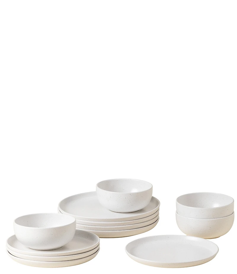 Costa Nova Pacifica Collection 12-Piece Dinnerware Set with Cereal Bowl