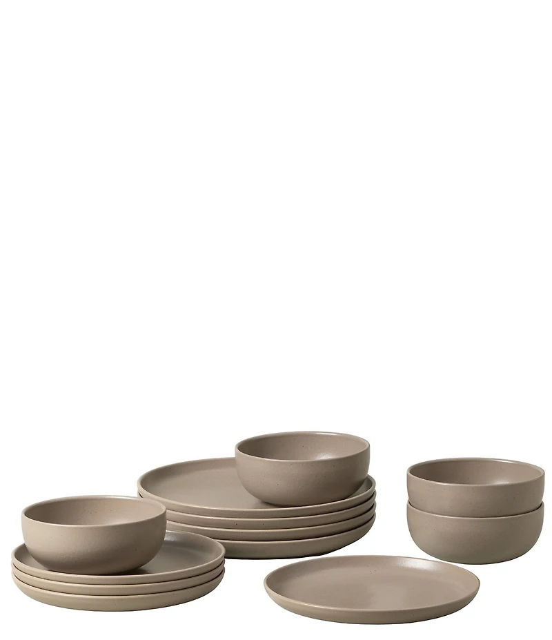 Costa Nova Pacifica Collection 12-Piece Dinnerware Set with Cereal Bowl