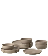 Costa Nova Pacifica Collection 12-Piece Dinnerware Set with Cereal Bowl