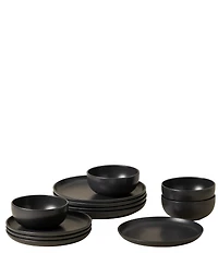 Costa Nova Pacifica Collection 12-Piece Dinnerware Set with Cereal Bowl