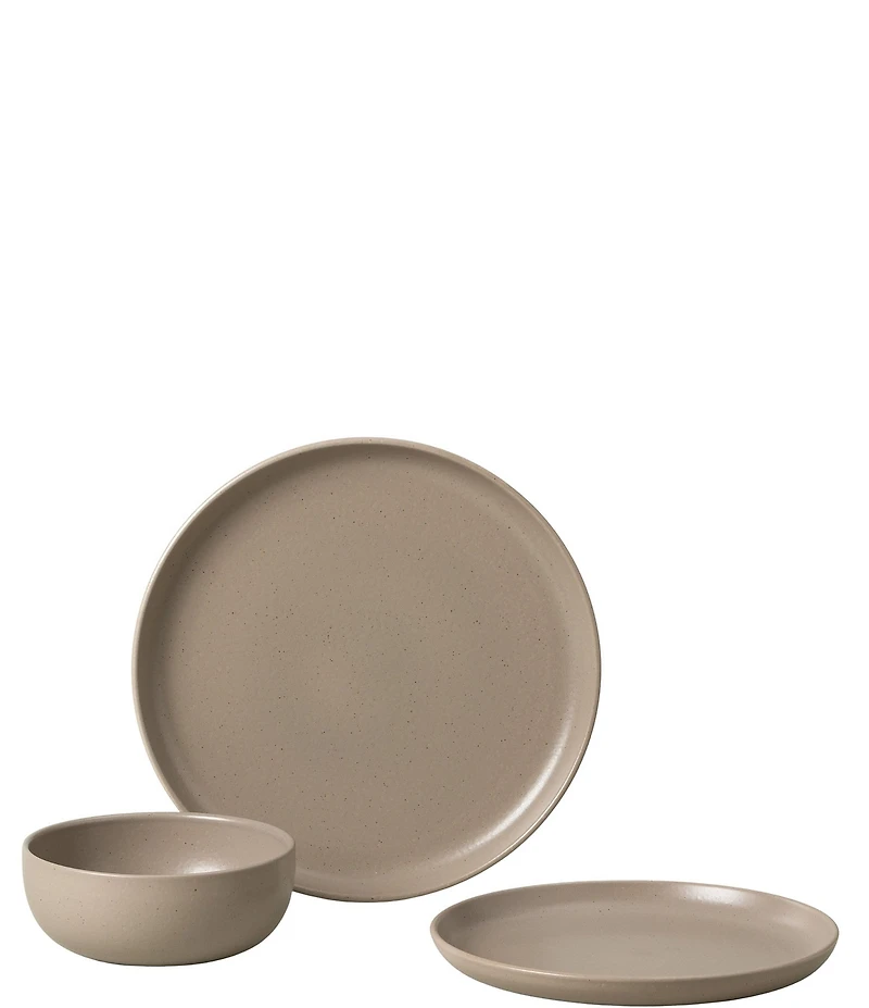 Costa Nova Pacifica Collection 3-Piece Place Setting with Soup/Cereal Bowl