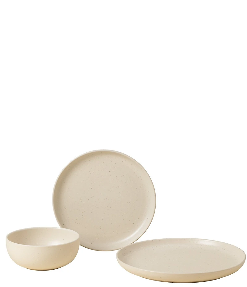 Costa Nova Pacifica Collection 3-Piece Place Setting with Soup/Cereal Bowl