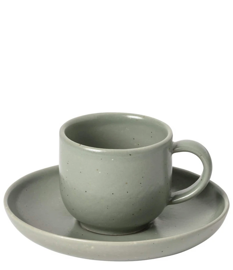 Costa Nova Pacifica Collection Coffee Cup and Saucers, Set of 6