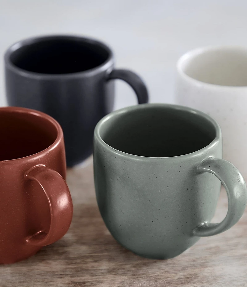 Costa Nova Pacifica Collection Coffee Mugs, Set of 6