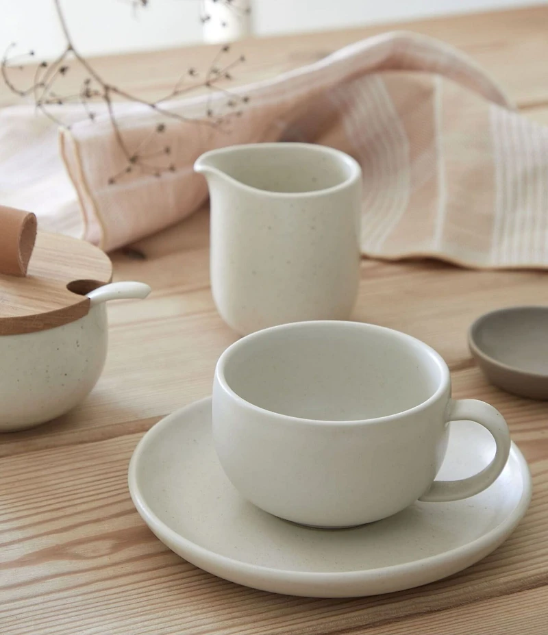 Costa Nova Pacifica Collection Teacup and Saucers, Set of 6