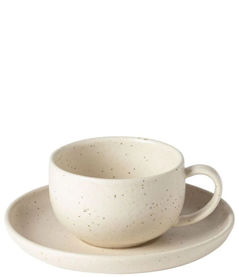 Costa Nova Pacifica Collection Teacup and Saucers, Set of 6