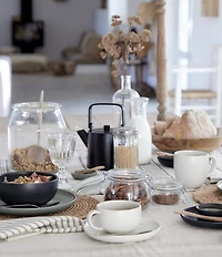 Costa Nova Pacifica Collection Teacup and Saucers, Set of 6