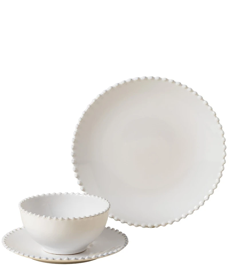 Costa Nova Pearl Collection 3-Piece Place Setting with Cereal Bowl