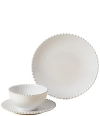 Costa Nova Pearl Collection 3-Piece Place Setting with Cereal Bowl