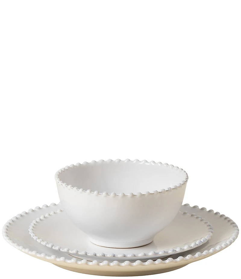 Costa Nova Pearl Collection 3-Piece Place Setting with Cereal Bowl