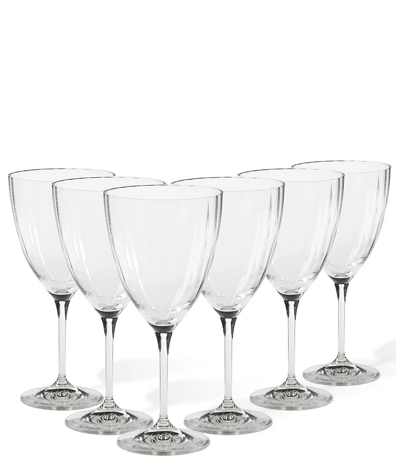 Costa Nova Sensa Clear Water Glasses, Set of 6