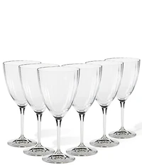 Costa Nova Sensa Clear Water Glasses, Set of 6