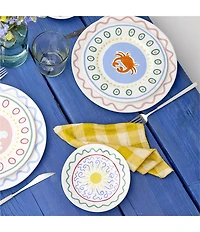 Costa Nova Summer Bliss Collection Bread Plates, Set Of 4