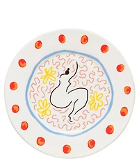 Costa Nova Summer Bliss Collection Lady White Salad Plates, Set Of 4