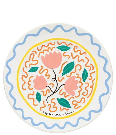 Costa Nova Summer Bliss Collection Tullip Dinner Plates, Set Of 4