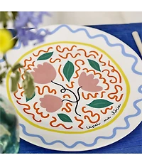 Costa Nova Summer Bliss Collection Tullip Dinner Plates, Set Of 4