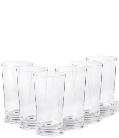 Costa Nova Terrazza Clear Highball Glasses, Set of 6