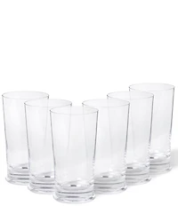 Costa Nova Terrazza Clear Highball Glasses, Set of 6