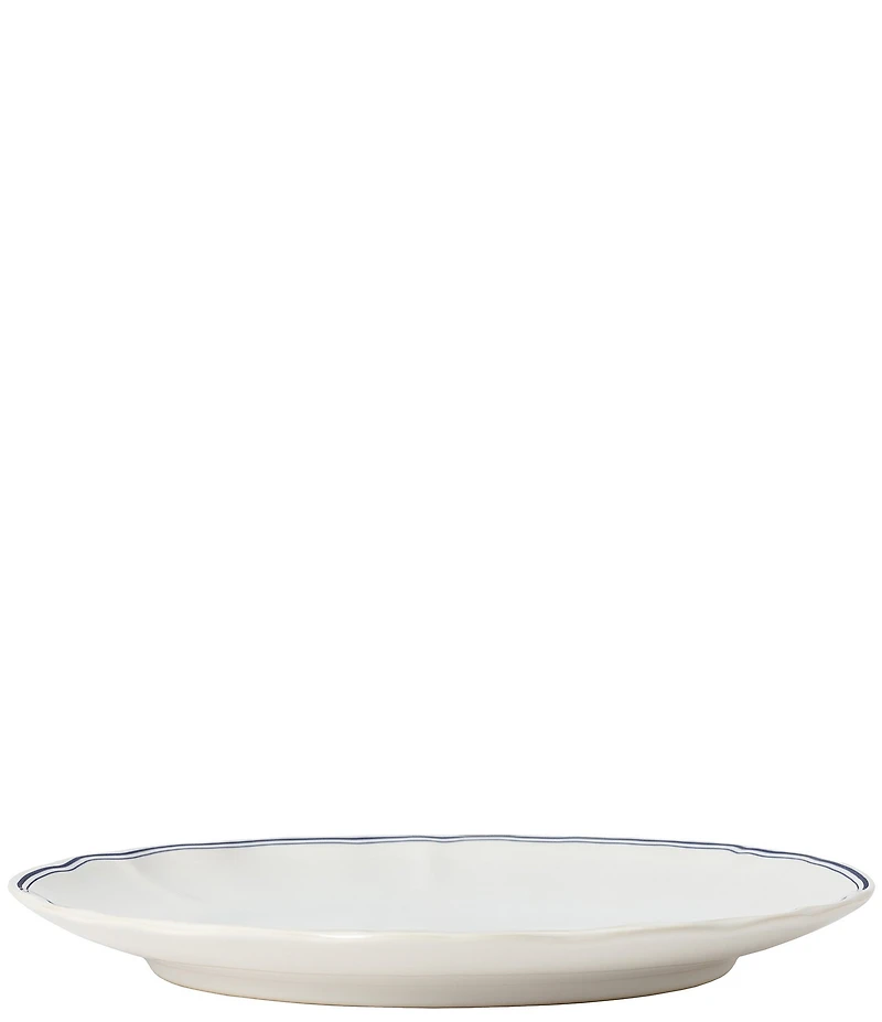 Costa Nova Vila Collection Scalloped Trim Dinner Plates, Set of 6