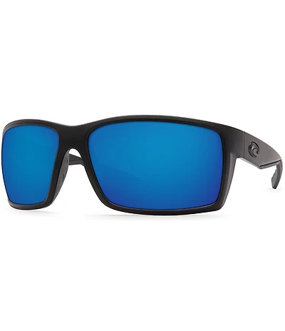 Costa Reefton Blackout Polarized Mirrored Rectangle Sunglasses