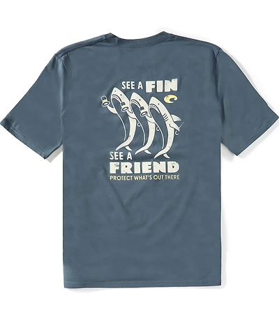 Costa Shark Fin Friend Short Sleeve T-Shirt