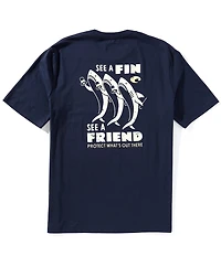Costa Shark Fin Friend Short Sleeve T-Shirt