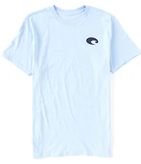 Costa Shield Graphic Short Sleeve Heathered T-Shirt
