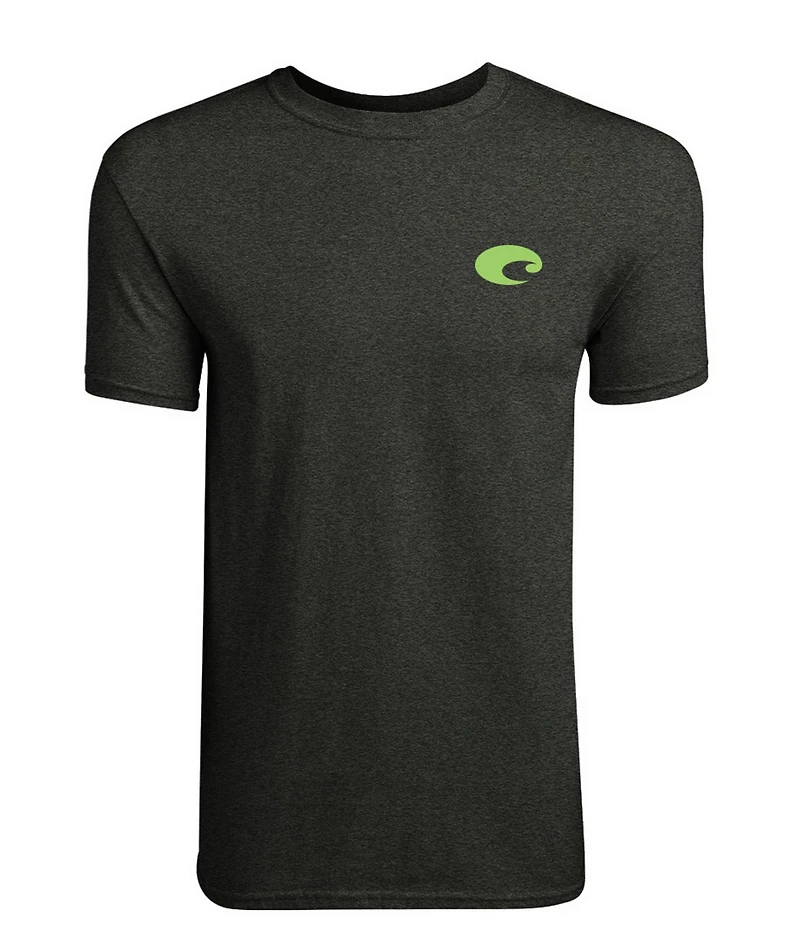 Costa Shield Graphic Short Sleeve Heathered T-Shirt