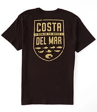 Costa Shield Graphic Short-Sleeve Heathered T-Shirt