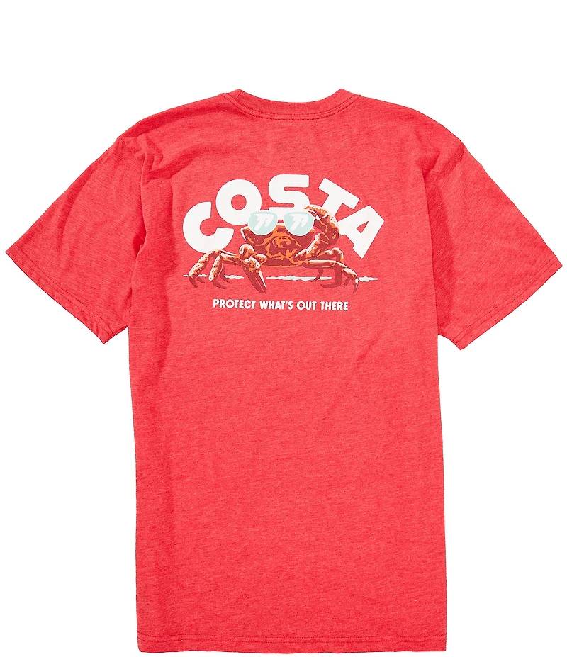 Costa Short Sleeve Crabbin Shades Graphic T-Shirt