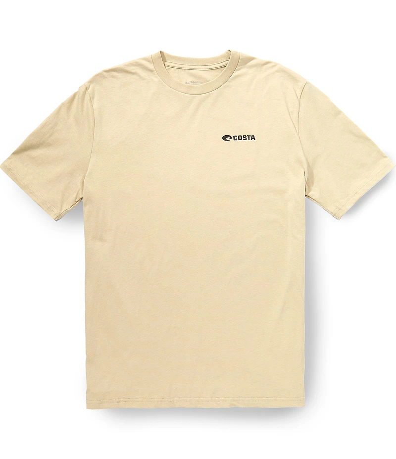 Costa Short Sleeve Printed #double;C#double; Wave T-Shirt