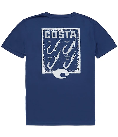 Costa Short Sleeve Tech How To Hooks Graphic T-Shirt