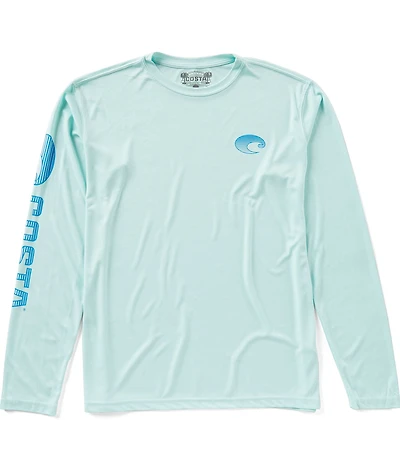 Costa Tech Core Long Sleeve Performance Rashguard Crew Shirt