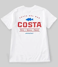 Costa Men's Topwater Short-Sleeve Crewneck Graphic T-Shirt