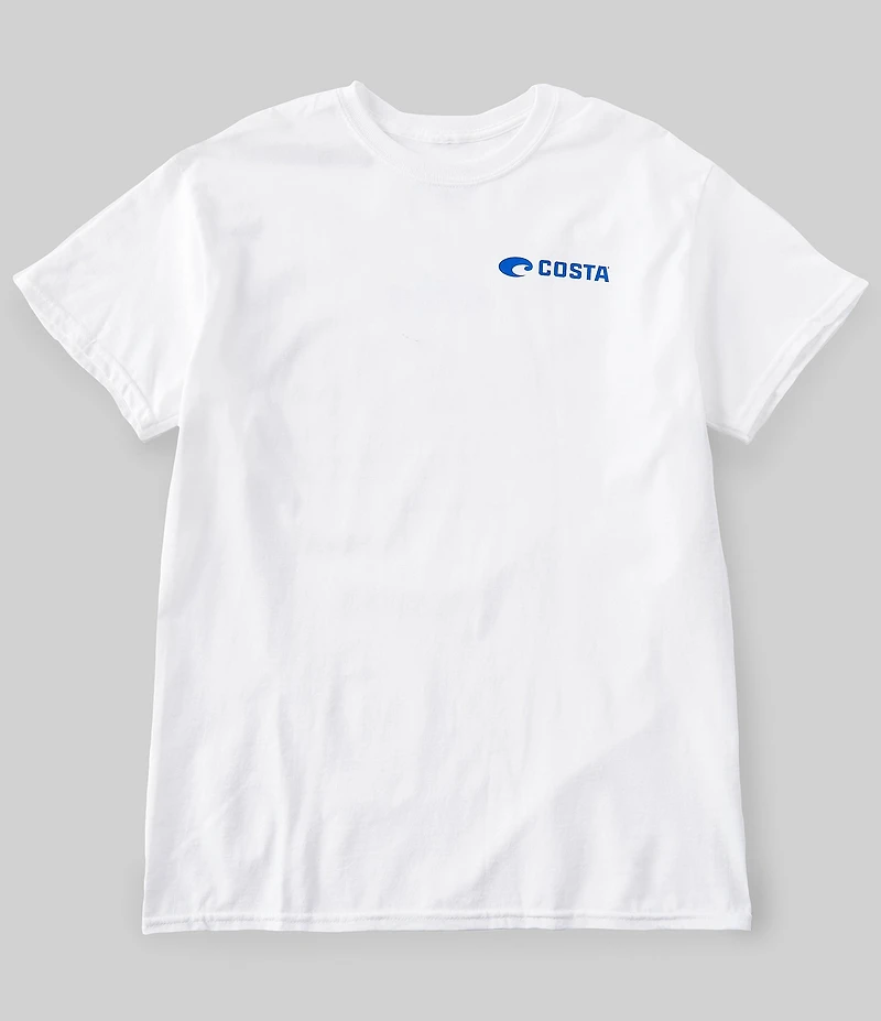 Costa Men's Topwater Short-Sleeve Crewneck Graphic T-Shirt