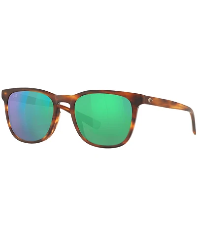 Costa Unisex 6S2002 Sullivan Tortoise 53mm Square Sunglasses