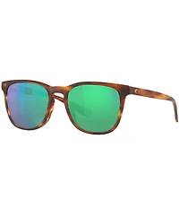 Costa Unisex 6S2002 Sullivan Tortoise 53mm Square Sunglasses