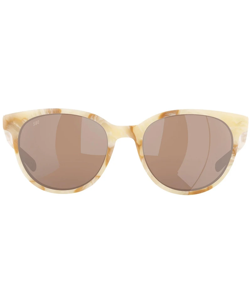 Costa Women's 6S2008 Isla 54mm Round Polarized Sunglasses