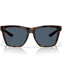 Costa Women's 6S9122 Panga II 57mm Tortoise Rectangle Polarized Sunglasses