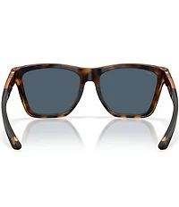 Costa Women's 6S9122 Panga II 57mm Tortoise Rectangle Polarized Sunglasses