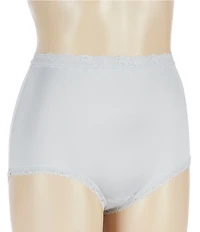 Cotillion Nylon Lace-Trim Brief