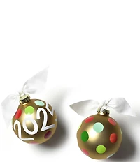 Coton Colors 2025 Dated Glass Ornament