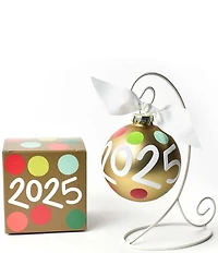 Coton Colors 2025 Dated Glass Ornament