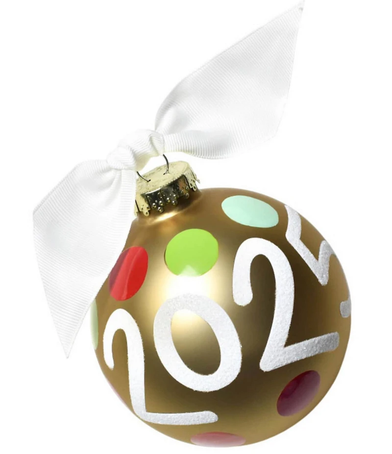 Coton Colors 2025 Dated Glass Ornament