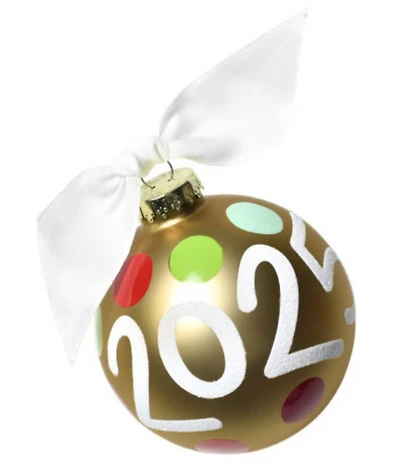Coton Colors 2025 Ornament With White Stand