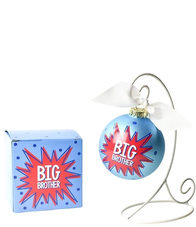 Coton Colors Bam Big Brother Ornament With White Stand